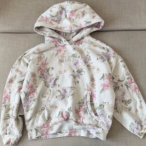 Gap X LoveShackFancy Girls Floral Pullover Hoodie